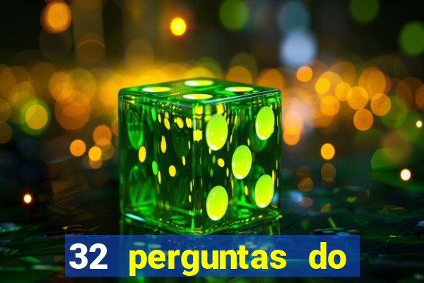 32 perguntas do livro do destino